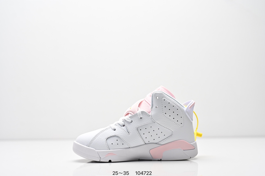 图片[3]-童鞋耐克Nike Air Jordan 6 Retro”Midnight Navy“乔丹AJ6代低帮复古休闲文化篮球鞋 采用纹头层皮鞋面材质#中底注胶及缜密中底拉帮工艺#外置开窗式真Sole气垫装置❗ 货号：384664 104 尺码：25～35 ID：104722-选品中心