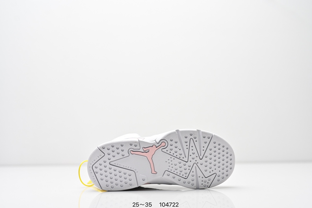 图片[6]-童鞋耐克Nike Air Jordan 6 Retro”Midnight Navy“乔丹AJ6代低帮复古休闲文化篮球鞋 采用纹头层皮鞋面材质#中底注胶及缜密中底拉帮工艺#外置开窗式真Sole气垫装置❗ 货号：384664 104 尺码：25～35 ID：104722-选品中心