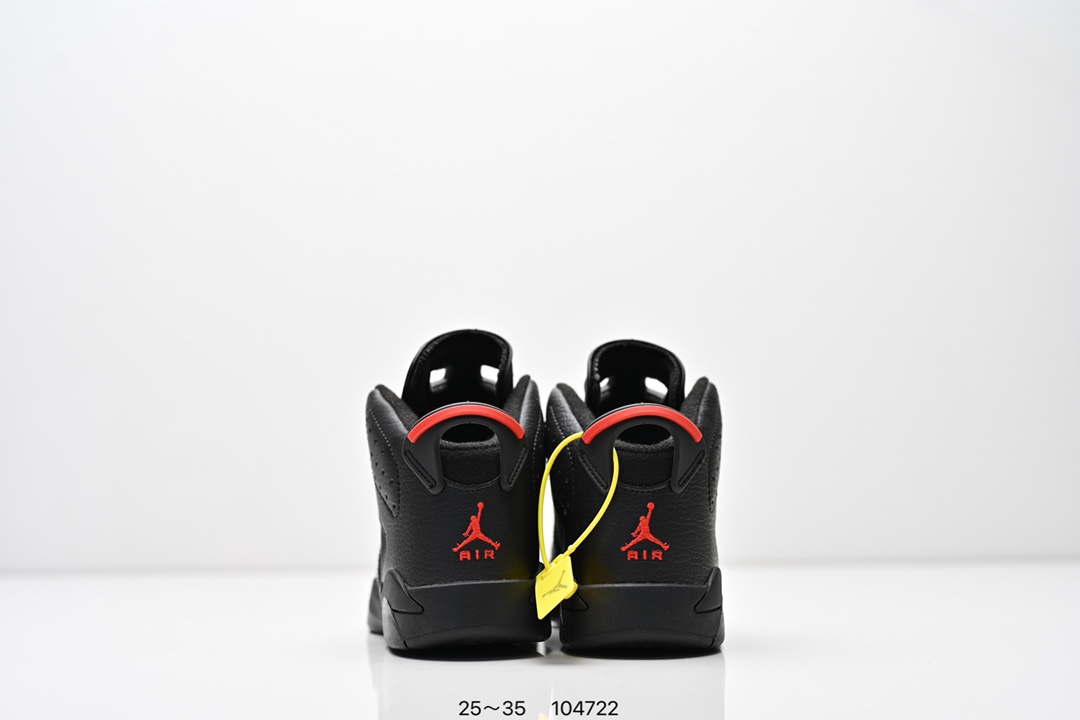 图片[7]-童鞋耐克Nike Air Jordan 6 Retro”Midnight Navy“乔丹AJ6代低帮复古休闲文化篮球鞋 采用纹头层皮鞋面材质#中底注胶及缜密中底拉帮工艺#外置开窗式真Sole气垫装置❗ 货号：384664 104 尺码：25～35 ID：104722-选品中心