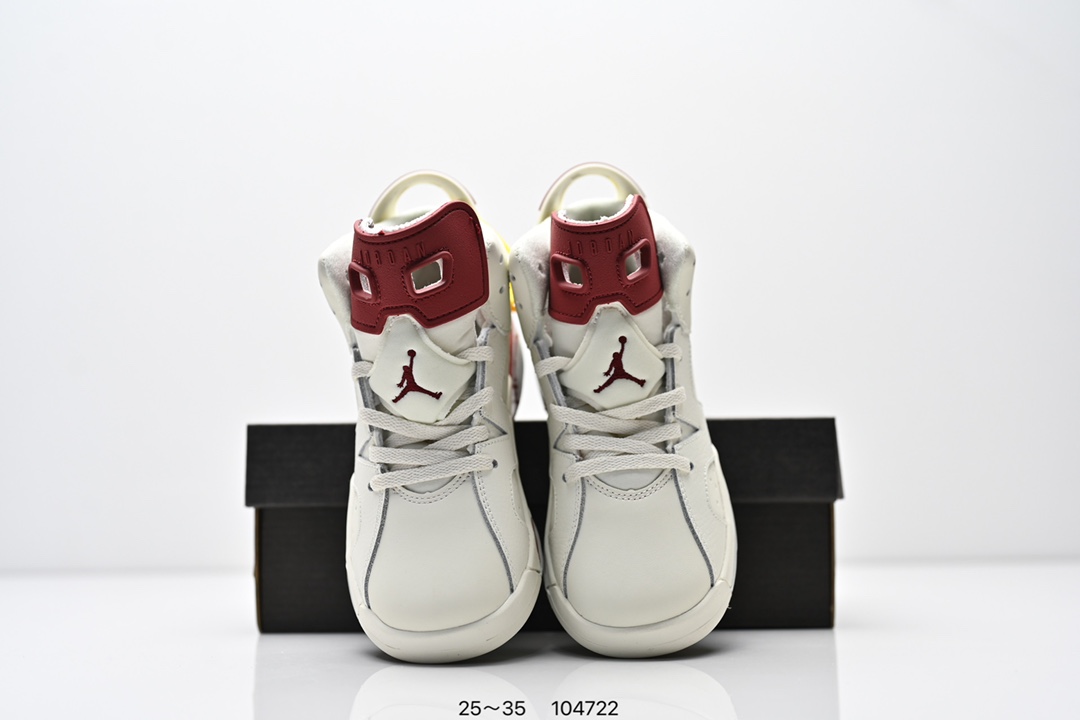 图片[8]-童鞋耐克Nike Air Jordan 6 Retro”Midnight Navy“乔丹AJ6代低帮复古休闲文化篮球鞋 采用纹头层皮鞋面材质#中底注胶及缜密中底拉帮工艺#外置开窗式真Sole气垫装置❗ 货号：384664 104 尺码：25～35 ID：104722-选品中心