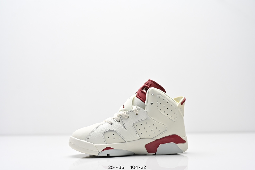 图片[3]-童鞋耐克Nike Air Jordan 6 Retro”Midnight Navy“乔丹AJ6代低帮复古休闲文化篮球鞋 采用纹头层皮鞋面材质#中底注胶及缜密中底拉帮工艺#外置开窗式真Sole气垫装置❗ 货号：384664 104 尺码：25～35 ID：104722-选品中心