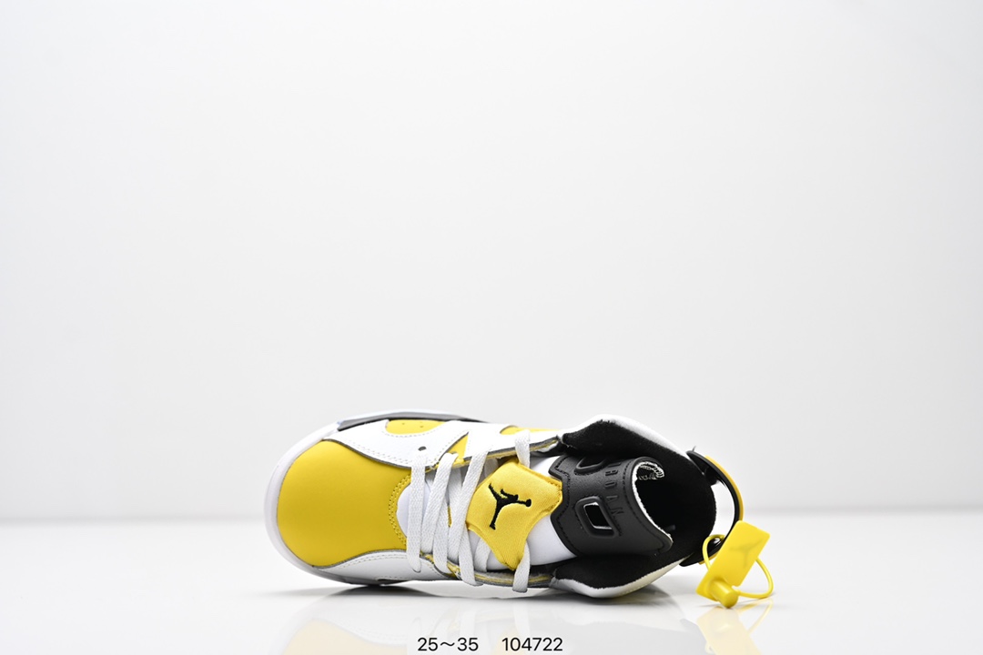 图片[4]-童鞋耐克Nike Air Jordan 6 Retro”Midnight Navy“乔丹AJ6代低帮复古休闲文化篮球鞋 采用纹头层皮鞋面材质#中底注胶及缜密中底拉帮工艺#外置开窗式真Sole气垫装置❗ 货号：384664 104 尺码：25～35 ID：104722-选品中心