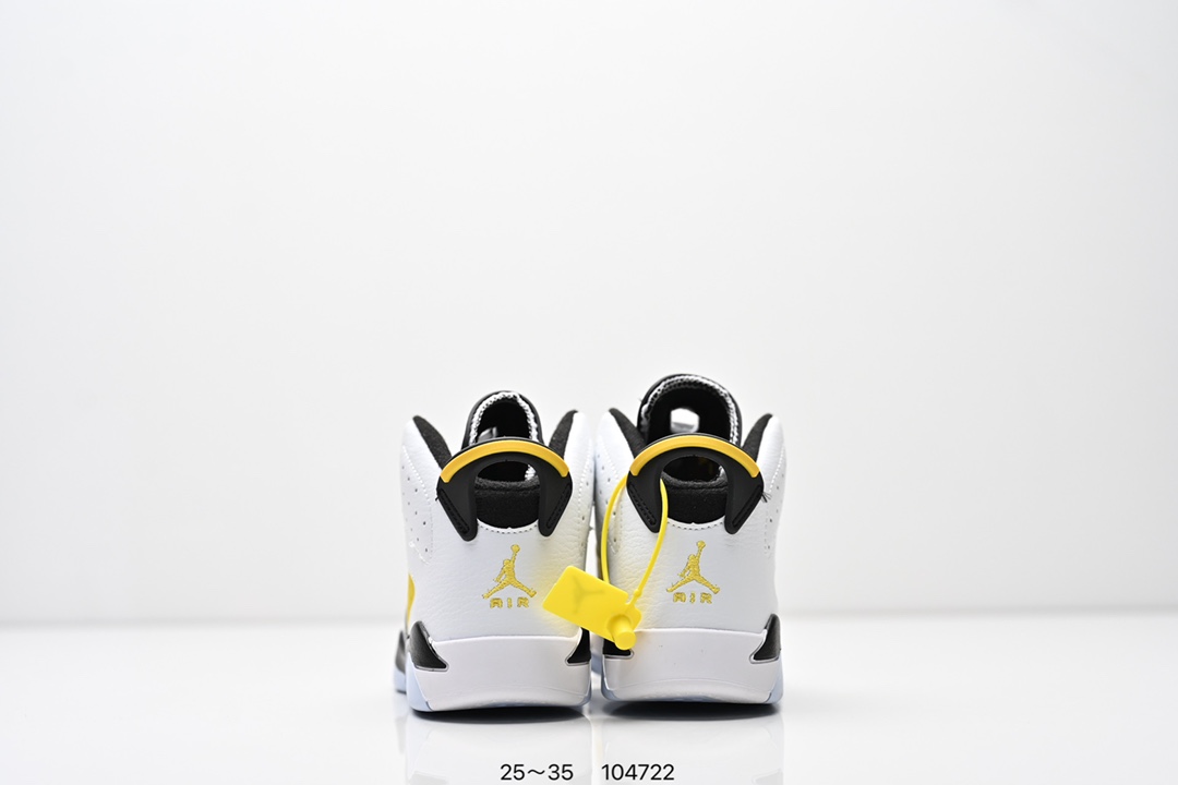 图片[7]-童鞋耐克Nike Air Jordan 6 Retro”Midnight Navy“乔丹AJ6代低帮复古休闲文化篮球鞋 采用纹头层皮鞋面材质#中底注胶及缜密中底拉帮工艺#外置开窗式真Sole气垫装置❗ 货号：384664 104 尺码：25～35 ID：104722-选品中心