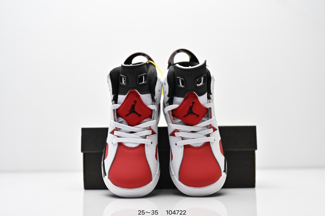 图片[8]-童鞋耐克Nike Air Jordan 6 Retro”Midnight Navy“乔丹AJ6代低帮复古休闲文化篮球鞋 采用纹头层皮鞋面材质#中底注胶及缜密中底拉帮工艺#外置开窗式真Sole气垫装置❗ 货号：384664 104 尺码：25～35 ID：104722-选品中心