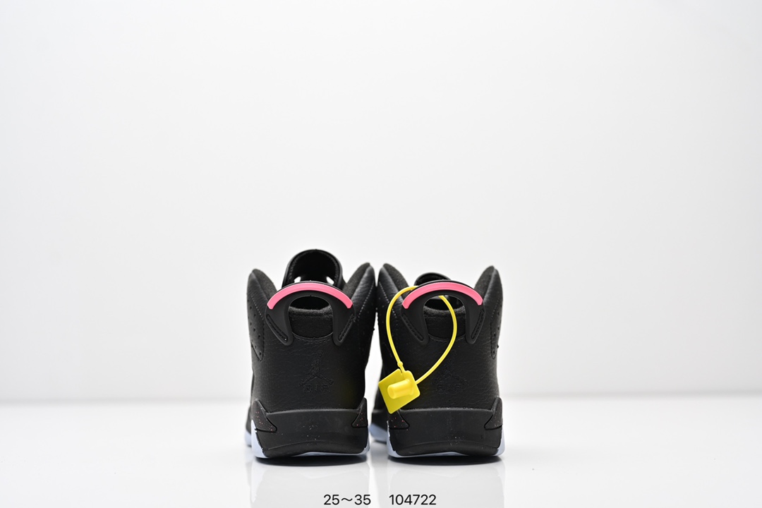 图片[7]-童鞋耐克Nike Air Jordan 6 Retro”Midnight Navy“乔丹AJ6代低帮复古休闲文化篮球鞋 采用纹头层皮鞋面材质#中底注胶及缜密中底拉帮工艺#外置开窗式真Sole气垫装置❗ 货号：384664 104 尺码：25～35 ID：104722-选品中心