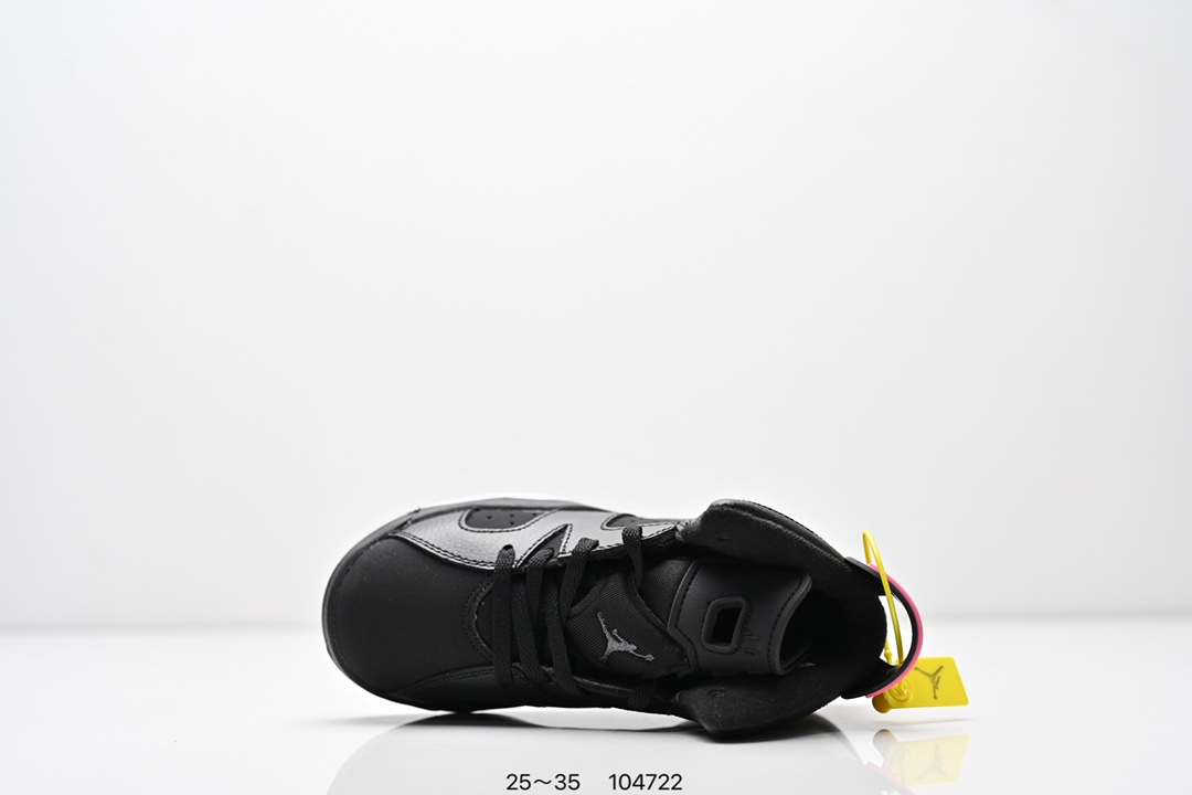 图片[4]-童鞋耐克Nike Air Jordan 6 Retro”Midnight Navy“乔丹AJ6代低帮复古休闲文化篮球鞋 采用纹头层皮鞋面材质#中底注胶及缜密中底拉帮工艺#外置开窗式真Sole气垫装置❗ 货号：384664 104 尺码：25～35 ID：104722-选品中心