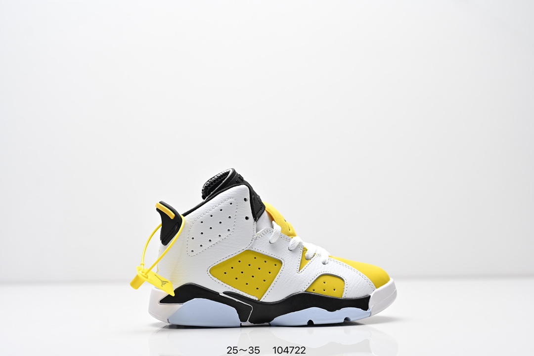 图片[4]-集合图 童鞋耐克Nike Air Jordan 6 Retro”Midnight Navy“乔丹AJ6代低帮复古休闲文化篮球鞋 采用纹头层皮鞋面材质#中底注胶及缜密中底拉帮工艺#外置开窗式真Sole气垫装置❗ 货号：384664 104 尺码：25～35 ID：104722-选品中心