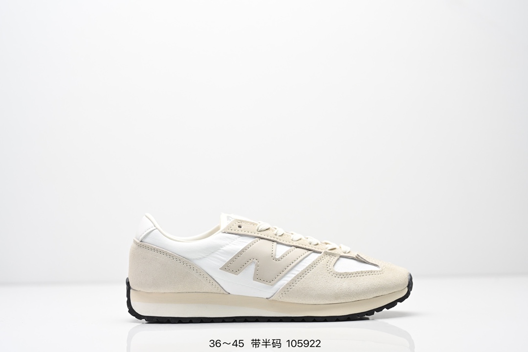 New Balance NB 471系列 织物牛剖层革 复古时尚 防滑耐磨低帮 生活休闲鞋 货号:U471AI 编号:105922