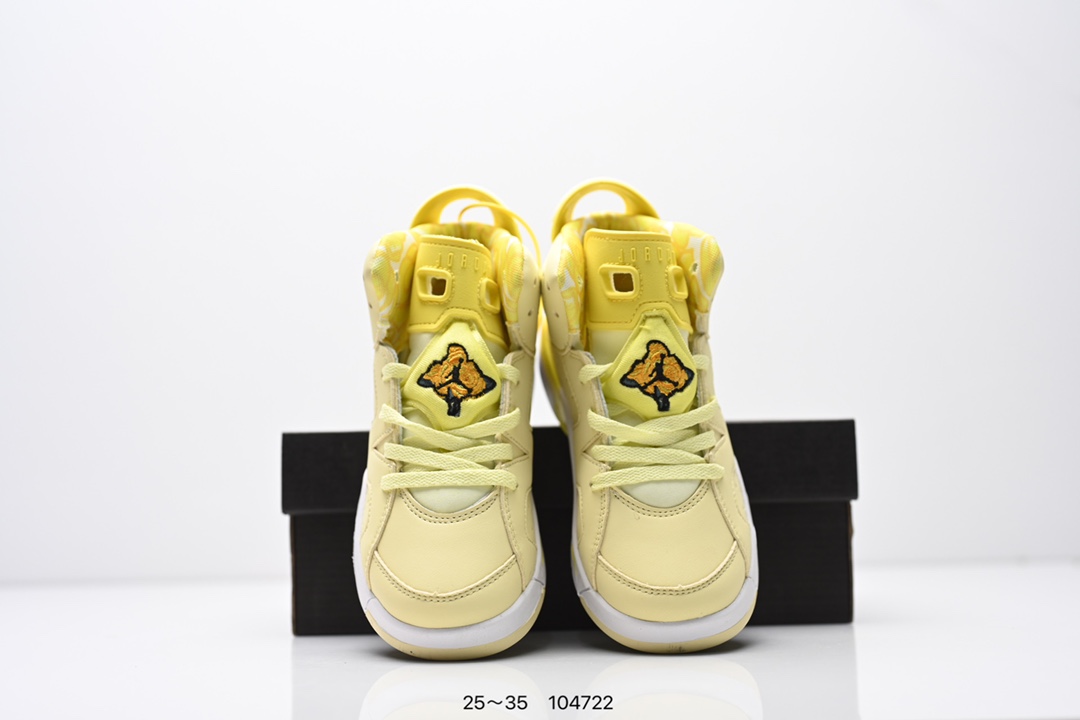 图片[8]-童鞋Nike Air Jordan 6 Retro”Georgetown“乔丹AJ6代复古休闲文化篮球鞋“乔治城灰蓝麂皮” 货号：543389 153 尺码：25～35-选品中心