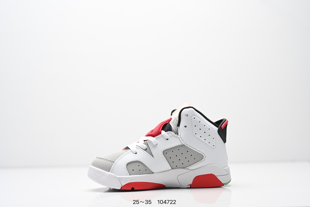 图片[3]-童鞋Nike Air Jordan 6 Retro”Georgetown“乔丹AJ6代复古休闲文化篮球鞋“乔治城灰蓝麂皮” 货号：543389 153 尺码：25～35-选品中心