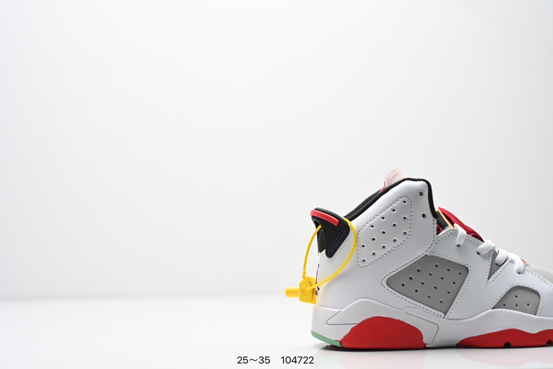 图片[2]-童鞋Nike Air Jordan 6 Retro”Georgetown“乔丹AJ6代复古休闲文化篮球鞋“乔治城灰蓝麂皮” 货号：543389 153 尺码：25～35-选品中心