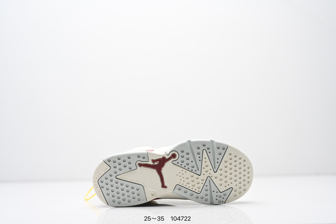 图片[6]-童鞋Nike Air Jordan 6 Retro”Georgetown“乔丹AJ6代复古休闲文化篮球鞋“乔治城灰蓝麂皮” 货号：543389 153 尺码：25～35-选品中心