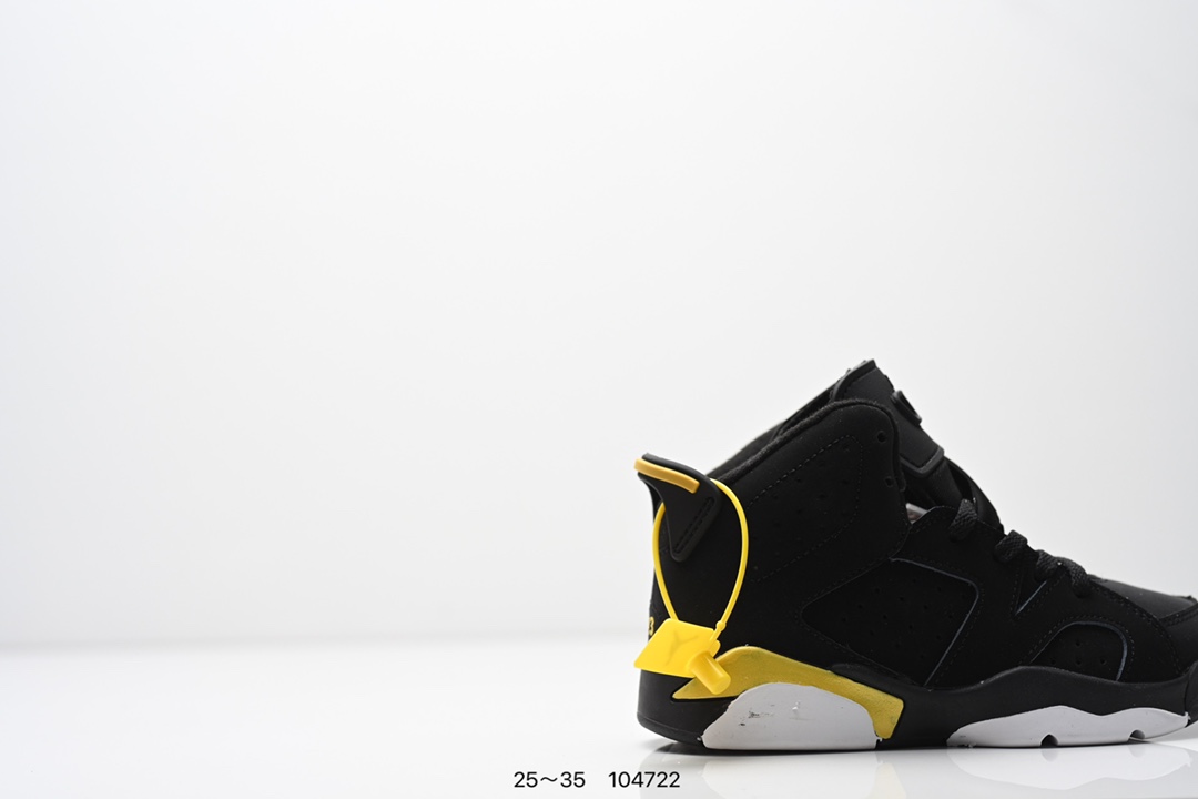 图片[2]-童鞋Nike Air Jordan 6 Retro”Georgetown“乔丹AJ6代复古休闲文化篮球鞋“乔治城灰蓝麂皮” 货号：543389 153 尺码：25～35-选品中心