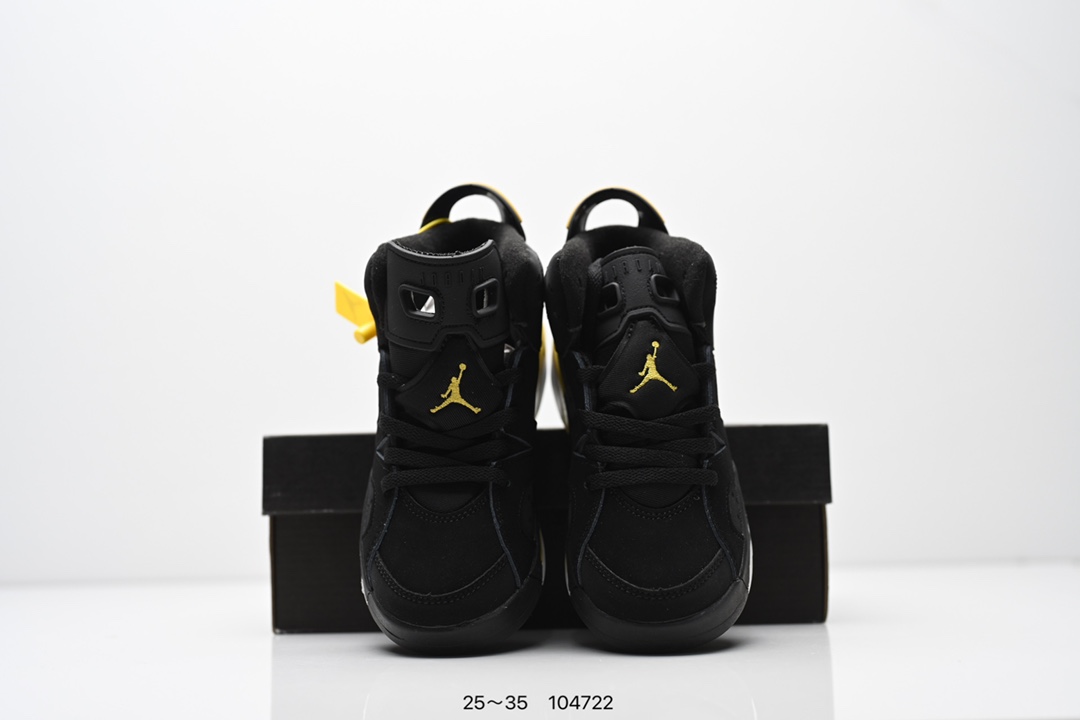 图片[8]-童鞋Nike Air Jordan 6 Retro”Georgetown“乔丹AJ6代复古休闲文化篮球鞋“乔治城灰蓝麂皮” 货号：543389 153 尺码：25～35-选品中心