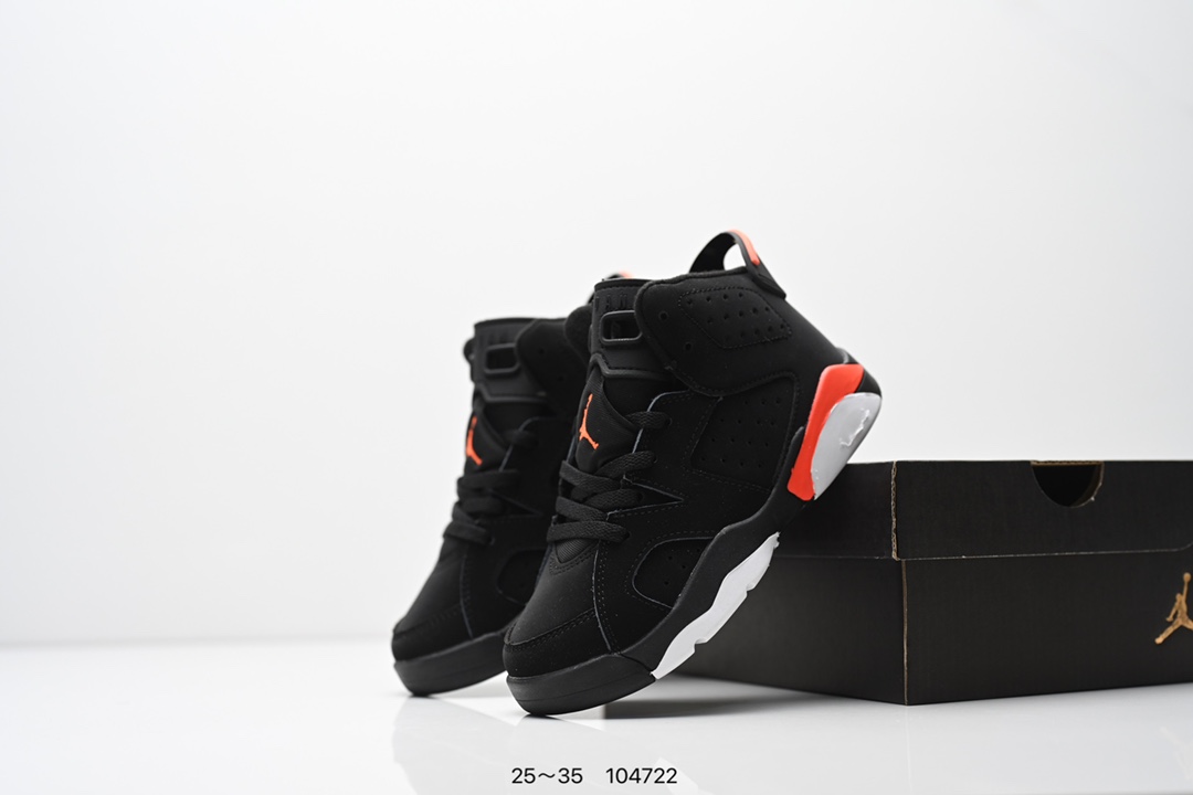 图片[9]-童鞋Nike Air Jordan 6 Retro”Georgetown“乔丹AJ6代复古休闲文化篮球鞋“乔治城灰蓝麂皮” 货号：543389 153 尺码：25～35-选品中心