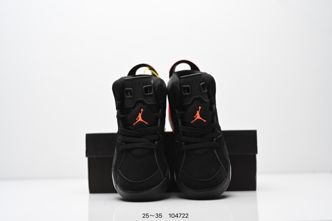 图片[8]-童鞋Nike Air Jordan 6 Retro”Georgetown“乔丹AJ6代复古休闲文化篮球鞋“乔治城灰蓝麂皮” 货号：543389 153 尺码：25～35-选品中心