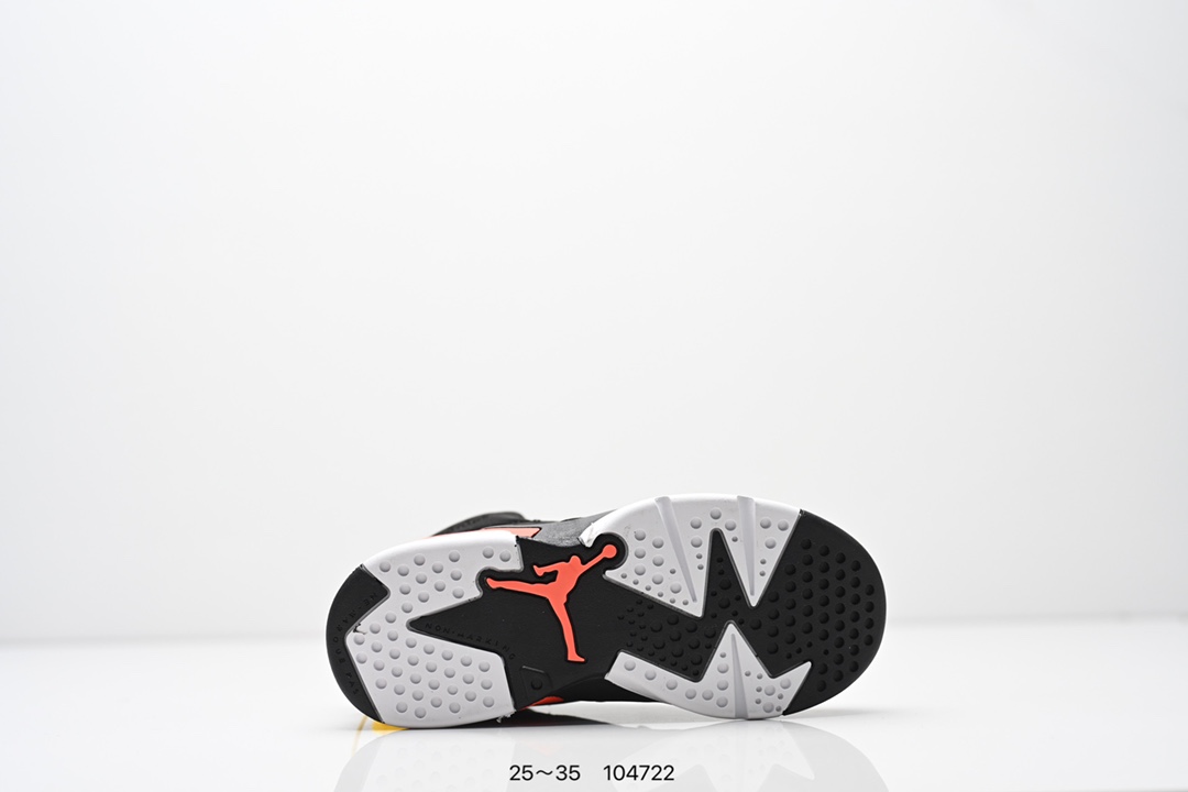 图片[6]-童鞋Nike Air Jordan 6 Retro”Georgetown“乔丹AJ6代复古休闲文化篮球鞋“乔治城灰蓝麂皮” 货号：543389 153 尺码：25～35-选品中心