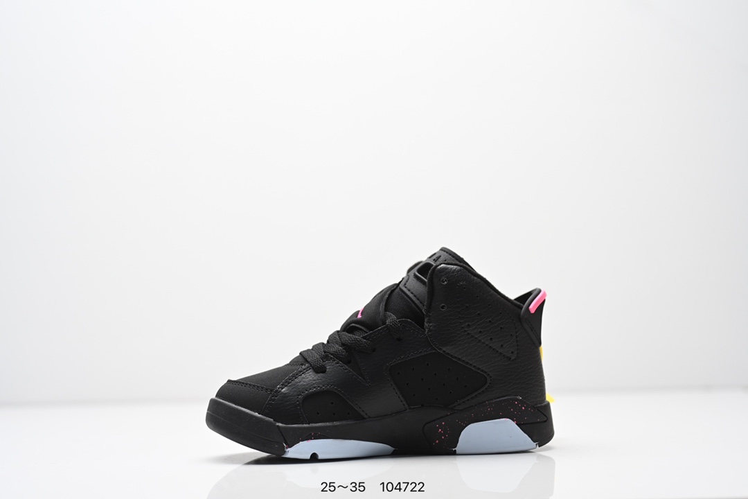 图片[3]-童鞋Nike Air Jordan 6 Retro”Georgetown“乔丹AJ6代复古休闲文化篮球鞋“乔治城灰蓝麂皮” 货号：543389 153 尺码：25～35-选品中心