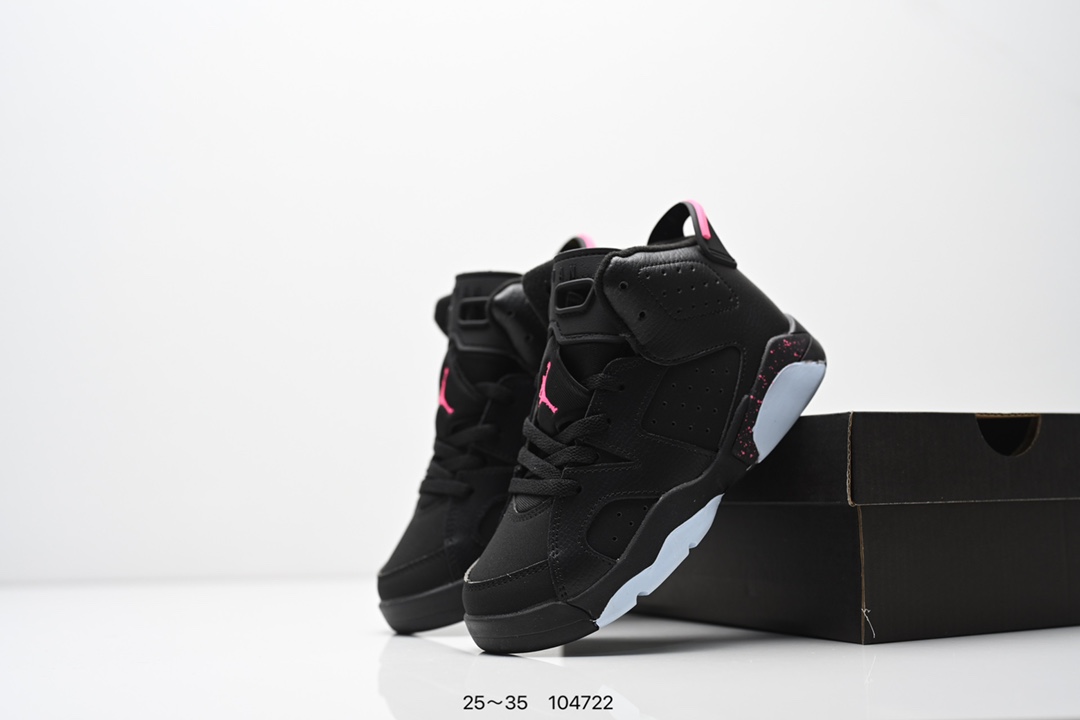 图片[9]-童鞋Nike Air Jordan 6 Retro”Georgetown“乔丹AJ6代复古休闲文化篮球鞋“乔治城灰蓝麂皮” 货号：543389 153 尺码：25～35-选品中心