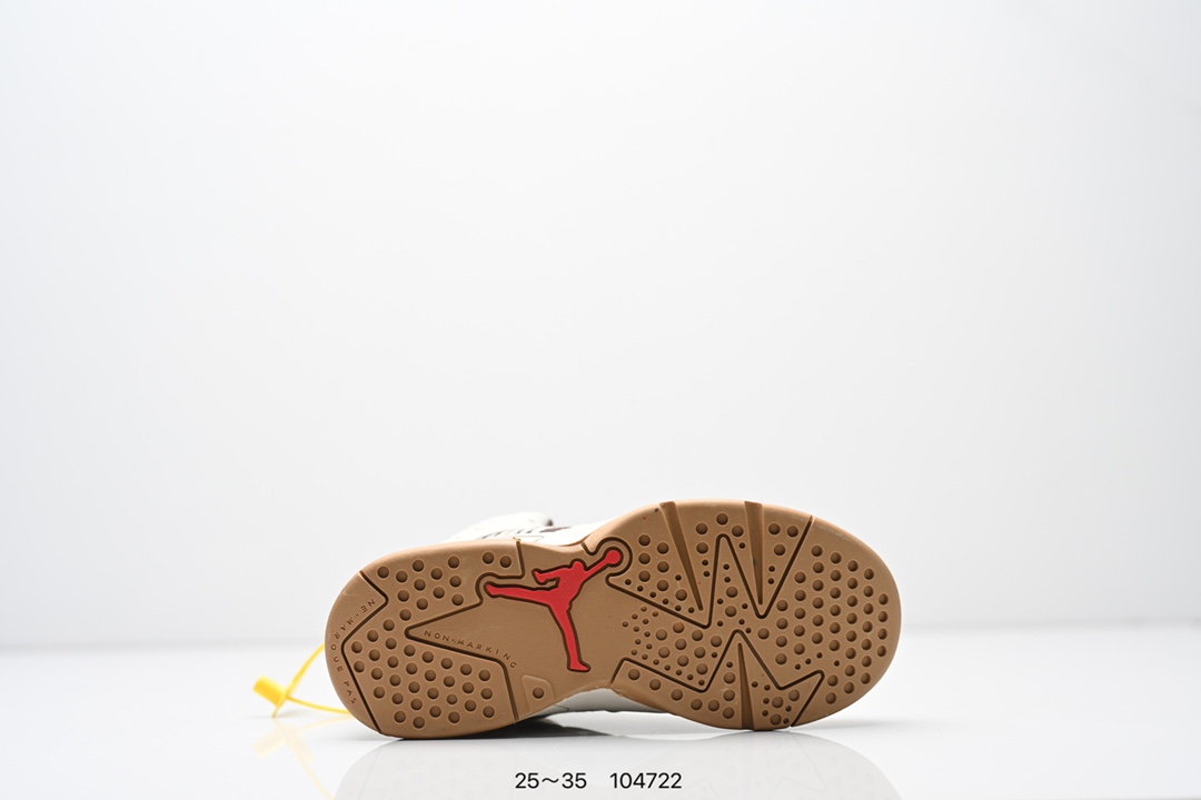 图片[6]-童鞋Nike Air Jordan 6 Retro”Georgetown“乔丹AJ6代复古休闲文化篮球鞋“乔治城灰蓝麂皮” 货号：543389 153 尺码：25～35-选品中心