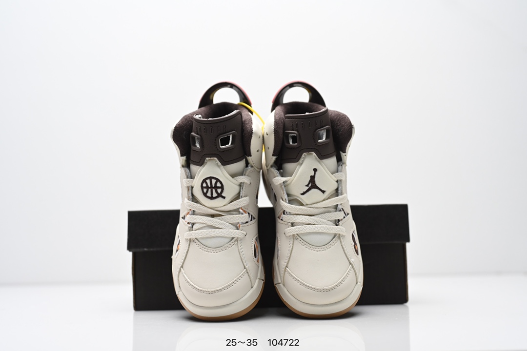 图片[8]-童鞋Nike Air Jordan 6 Retro”Georgetown“乔丹AJ6代复古休闲文化篮球鞋“乔治城灰蓝麂皮” 货号：543389 153 尺码：25～35-选品中心