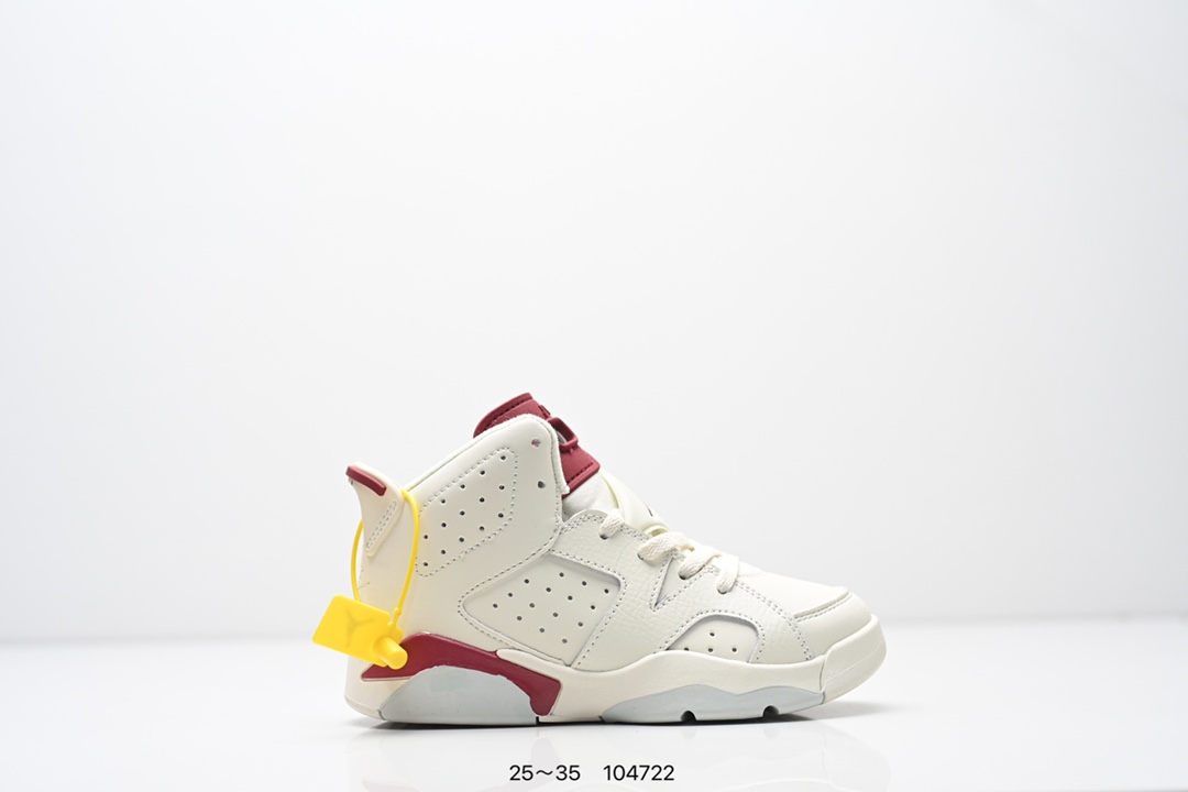 图片[5]-集合 童鞋Nike Air Jordan 6 Retro”Georgetown“乔丹AJ6代复古休闲文化篮球鞋“乔治城灰蓝麂皮” 货号：543389 153 尺码：25～35-选品中心