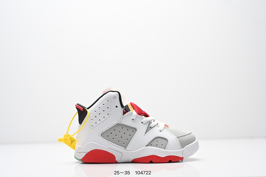 图片[6]-集合 童鞋Nike Air Jordan 6 Retro”Georgetown“乔丹AJ6代复古休闲文化篮球鞋“乔治城灰蓝麂皮” 货号：543389 153 尺码：25～35-选品中心