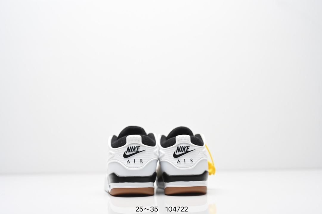 图片[7]-童鞋Air Jordan AJ4 RM 重制版低帮复古篮球鞋 实拍首发 采用了低帮的设计 并保留了众多AJ4的经典元素 鞋身以皮革 麂皮材质拼接打造 AJ4经典的TPU材质延伸至后跟 增强鞋款稳定性 而鞋身侧面的网格设计则被取消 尾部的NIKE AIR标志也得到保留 并同时带有飞人logo 中底部分同样搭载了可视AIR气垫 鞋底采用米白色中底和外底呈现 为整个设计收尾 货号： FQ7940 300CF 尺码：25～35-选品中心