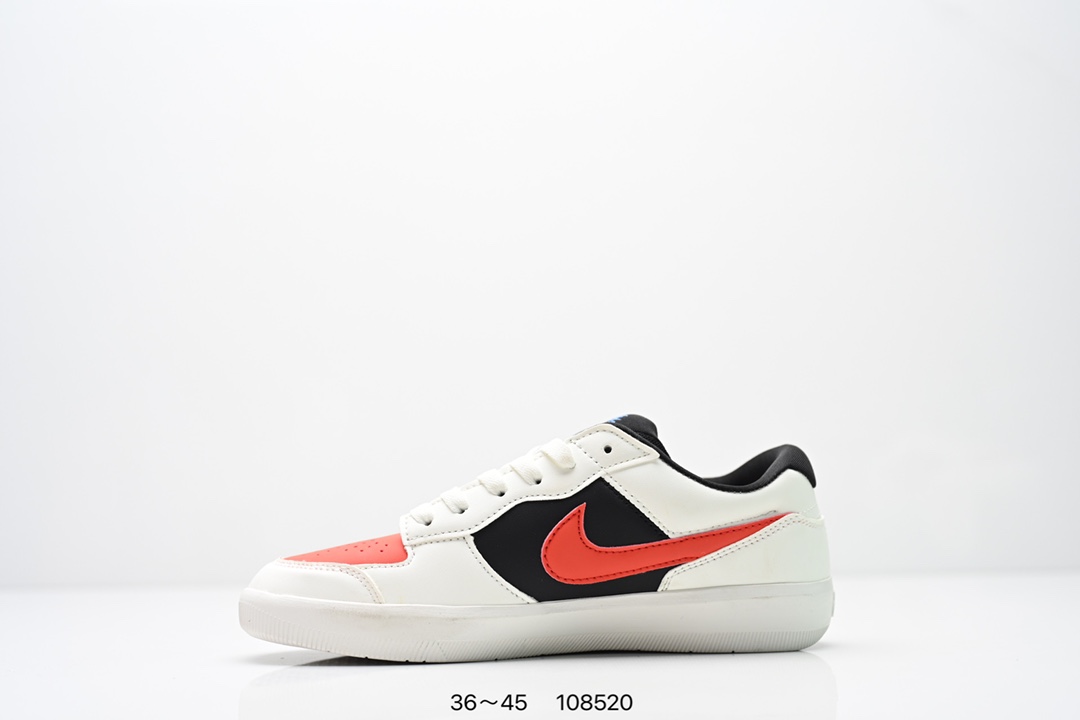 💰140
耐克Nike SB Force 58是一款将前沿创新带入街头的单品，它具有硫化杯底，具有出色的耐用性和灵活性。使用帆布和绒面革，在饰面上放置通风口，它自始至终都融入了传统篮球风格，此次配色迎入，重新打造鞋款。
货号：CZ2959-001 C22969 009
Size：36 ～45
ID:108520