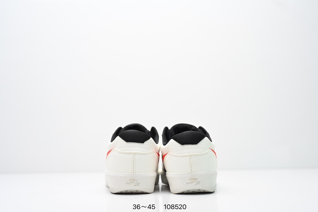 💰140
耐克Nike SB Force 58是一款将前沿创新带入街头的单品，它具有硫化杯底，具有出色的耐用性和灵活性。使用帆布和绒面革，在饰面上放置通风口，它自始至终都融入了传统篮球风格，此次配色迎入，重新打造鞋款。
货号：CZ2959-001 C22969 009
Size：36 ～45
ID:108520
