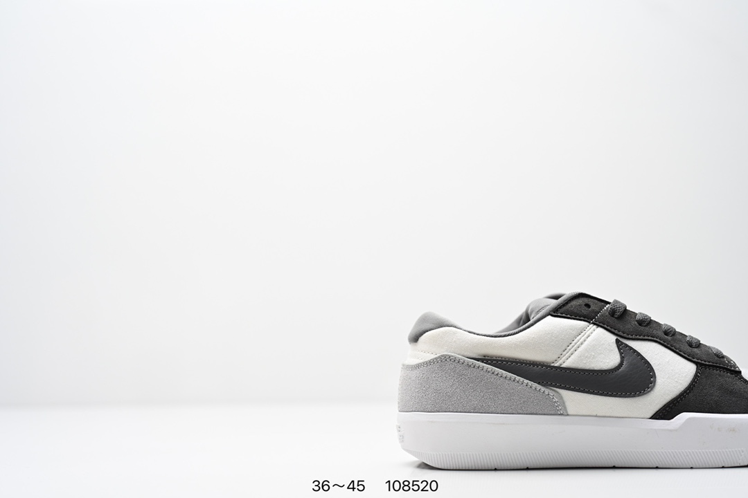💰140
耐克Nike SB Force 58是一款将前沿创新带入街头的单品，它具有硫化杯底，具有出色的耐用性和灵活性。使用帆布和绒面革，在饰面上放置通风口，它自始至终都融入了传统篮球风格，此次配色迎入，重新打造鞋款。
货号：CZ2959-001 C22969 009
Size：36 ～45
ID:108520