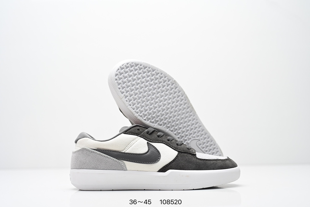 💰140
耐克Nike SB Force 58是一款将前沿创新带入街头的单品，它具有硫化杯底，具有出色的耐用性和灵活性。使用帆布和绒面革，在饰面上放置通风口，它自始至终都融入了传统篮球风格，此次配色迎入，重新打造鞋款。
货号：CZ2959-001 C22969 009
Size：36 ～45
ID:108520