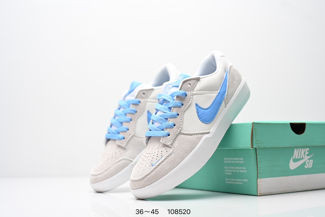 💰140
耐克Nike SB Force 58是一款将前沿创新带入街头的单品，它具有硫化杯底，具有出色的耐用性和灵活性。使用帆布和绒面革，在饰面上放置通风口，它自始至终都融入了传统篮球风格，此次配色迎入，重新打造鞋款。
货号：CZ2959-001 C22969 009
Size：36 ～45
ID:108520