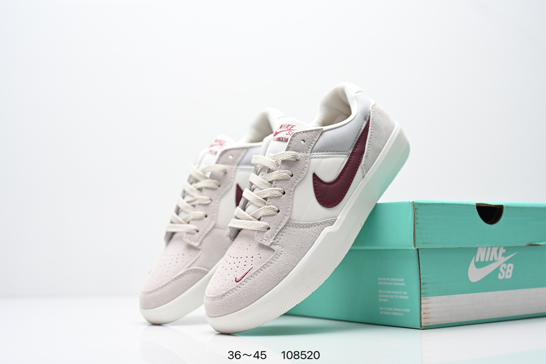💰140
耐克Nike SB Force 58是一款将前沿创新带入街头的单品，它具有硫化杯底，具有出色的耐用性和灵活性。使用帆布和绒面革，在饰面上放置通风口，它自始至终都融入了传统篮球风格，此次配色迎入，重新打造鞋款。
货号：CZ2959-001 C22969 009
Size：36 ～45
ID:108520