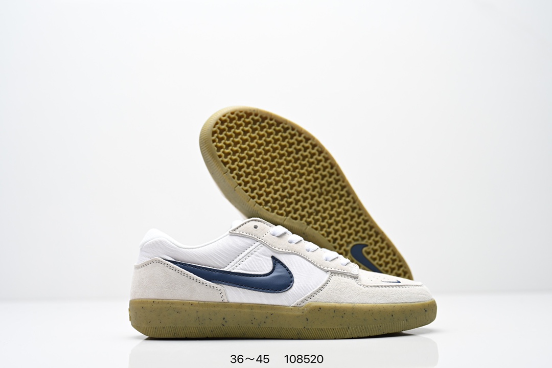 💰140
耐克Nike SB Force 58是一款将前沿创新带入街头的单品，它具有硫化杯底，具有出色的耐用性和灵活性。使用帆布和绒面革，在饰面上放置通风口，它自始至终都融入了传统篮球风格，此次配色迎入，重新打造鞋款。
货号：CZ2959-001 C22969 009
Size：36 ～45
ID:108520