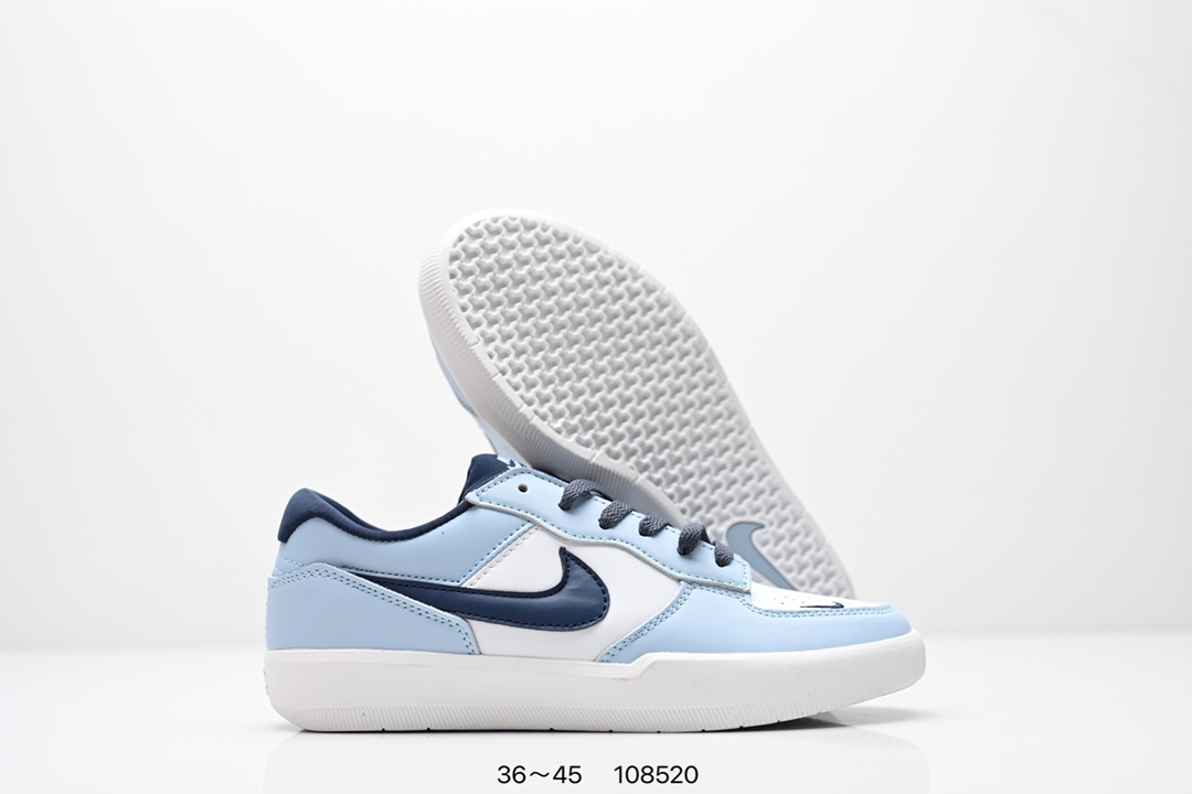 💰140
耐克Nike SB Force 58是一款将前沿创新带入街头的单品，它具有硫化杯底，具有出色的耐用性和灵活性。使用帆布和绒面革，在饰面上放置通风口，它自始至终都融入了传统篮球风格，此次配色迎入，重新打造鞋款。
货号：CZ2959-001 C22969 009
Size：36 ～45
ID:108520