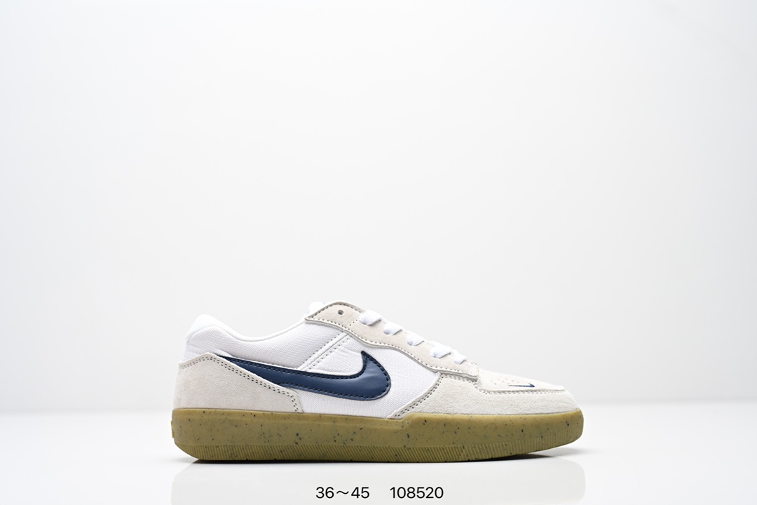 集合💰140
耐克Nike SB Force 58是一款将前沿创新带入街头的单品，它具有硫化杯底，具有出色的耐用性和灵活性。使用帆布和绒面革，在饰面上放置通风口，它自始至终都融入了传统篮球风格，此次配色迎入，重新打造鞋款。
货号：CZ2959-001 C22969 009
Size：36 ～45
ID:108520
