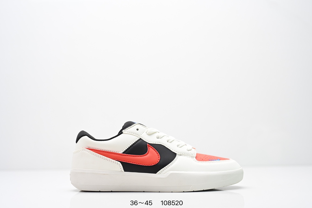 集合💰140
耐克Nike SB Force 58是一款将前沿创新带入街头的单品，它具有硫化杯底，具有出色的耐用性和灵活性。使用帆布和绒面革，在饰面上放置通风口，它自始至终都融入了传统篮球风格，此次配色迎入，重新打造鞋款。
货号：CZ2959-001 C22969 009
Size：36 ～45
ID:108520