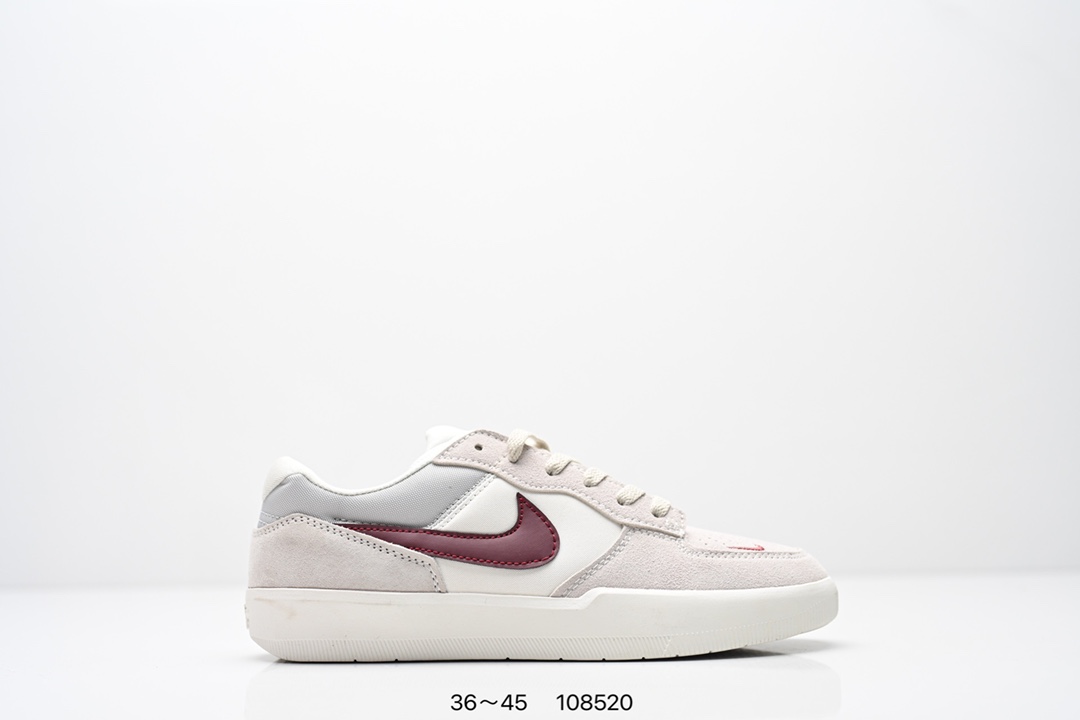集合💰140
耐克Nike SB Force 58是一款将前沿创新带入街头的单品，它具有硫化杯底，具有出色的耐用性和灵活性。使用帆布和绒面革，在饰面上放置通风口，它自始至终都融入了传统篮球风格，此次配色迎入，重新打造鞋款。
货号：CZ2959-001 C22969 009
Size：36 ～45
ID:108520