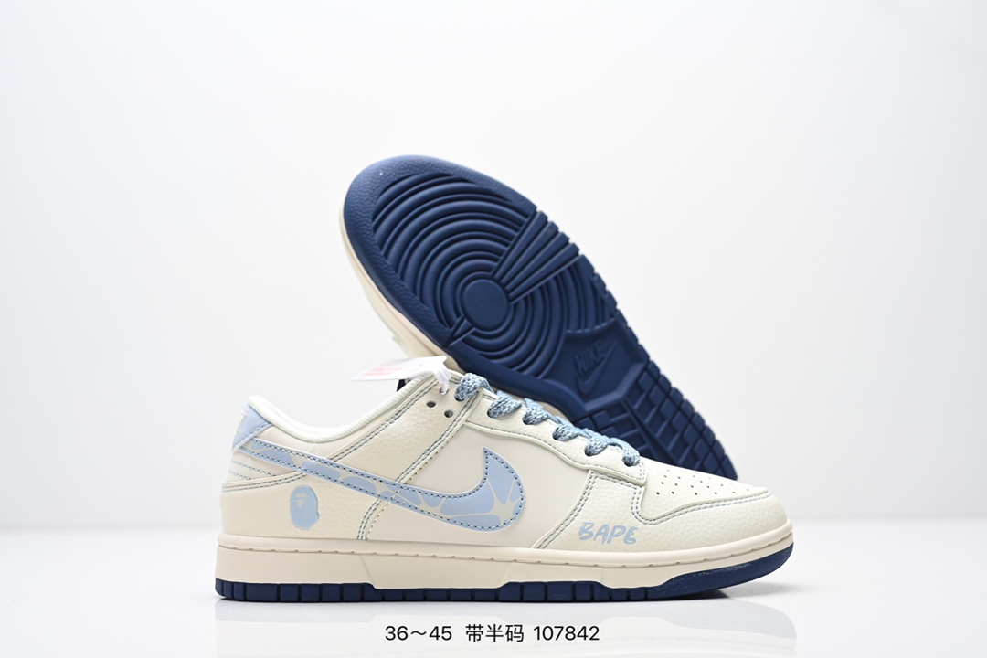 集合💰250
耐克NIKE DUNK LOW 扣篮系列 复古低帮休闲运动滑板板鞋
采用脚感柔软舒适ZoomAir气垫
有效吸收滑板等极限运动在落地时带来的冲击力 为街头运动者们提供更好的保护
货号:NK5639-321
尺码:36～45半
ID:107842