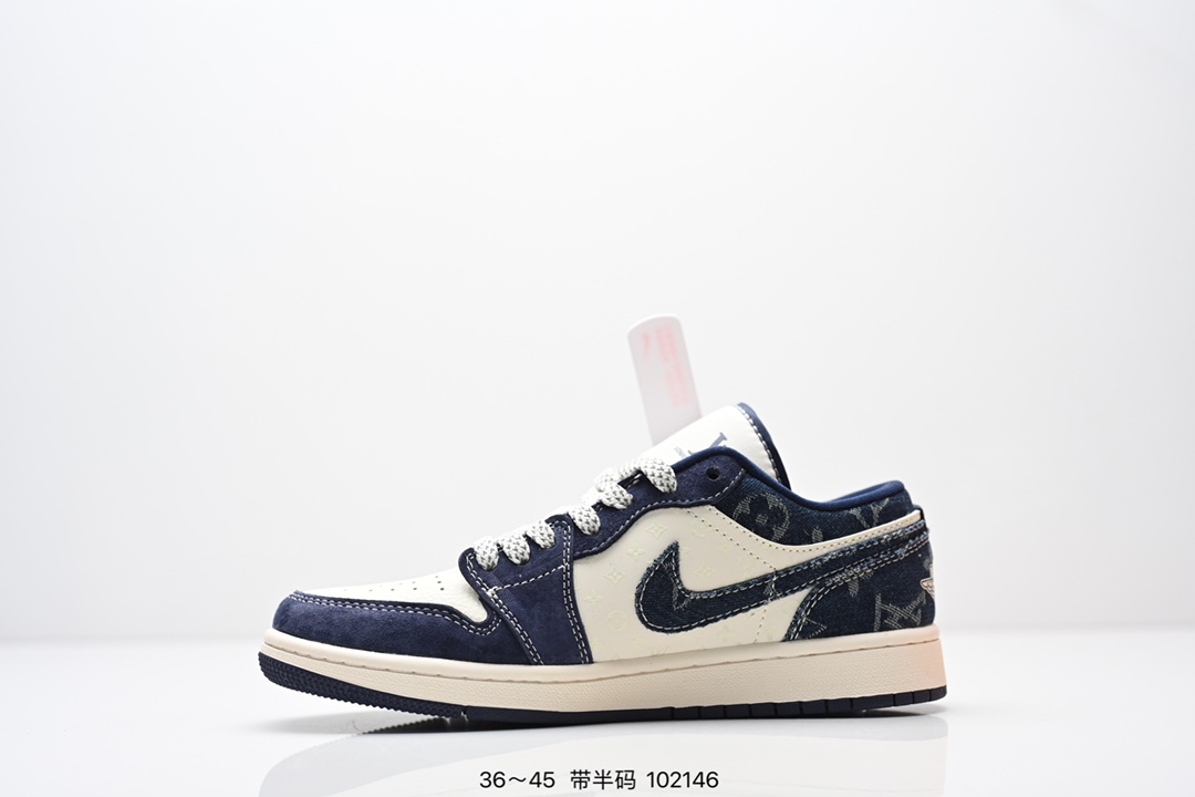 💰270
耐克AIR JORDAN 1 LOW低帮百搭休闲运动板鞋。柔软、弹性十足的缓震性能和出色的中底设计，横跨复古与现代的外型结合，造就出风靡全球三十多年的Force 1。
货号：YX5066 368
尺码：如图所示
编码：102146
