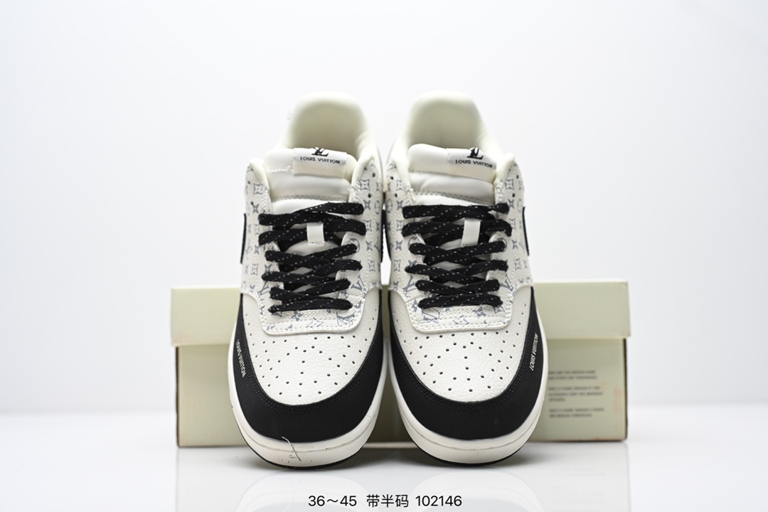 💰270
耐克AIR JORDAN 1 LOW低帮百搭休闲运动板鞋。柔软、弹性十足的缓震性能和出色的中底设计，横跨复古与现代的外型结合，造就出风靡全球三十多年的Force 1。
货号：YX5066 368
尺码：如图所示
编码：102146