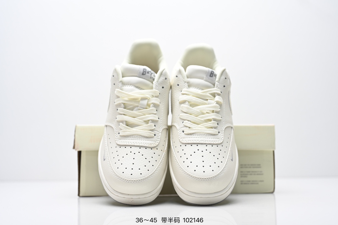 💰270
耐克AIR JORDAN 1 LOW低帮百搭休闲运动板鞋。柔软、弹性十足的缓震性能和出色的中底设计，横跨复古与现代的外型结合，造就出风靡全球三十多年的Force 1。
货号：YX5066 368
尺码：如图所示
编码：102146