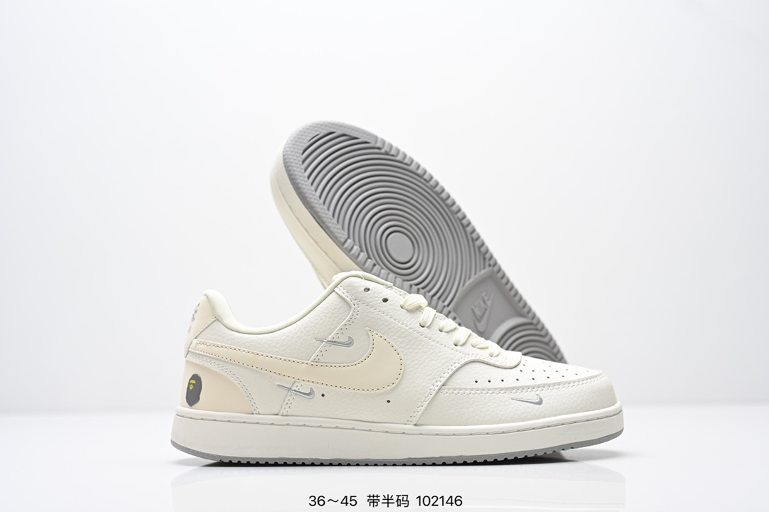 💰270
耐克AIR JORDAN 1 LOW低帮百搭休闲运动板鞋。柔软、弹性十足的缓震性能和出色的中底设计，横跨复古与现代的外型结合，造就出风靡全球三十多年的Force 1。
货号：YX5066 368
尺码：如图所示
编码：102146