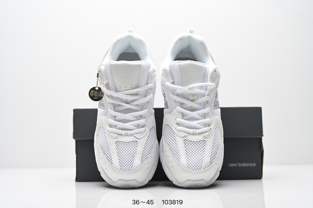 💰135
✅新百伦 NB530 New Balance 530 复跑古鞋NB530这鞋双确实是NB家经复典古款式之一，以全科新技诠释，成打功造530鞋款。鞋面保在持530基本线条和片层构结的同时，采更用为简洁、流畅设的计语言  
货号:MR530SG
编号：103819
尺码：36～45