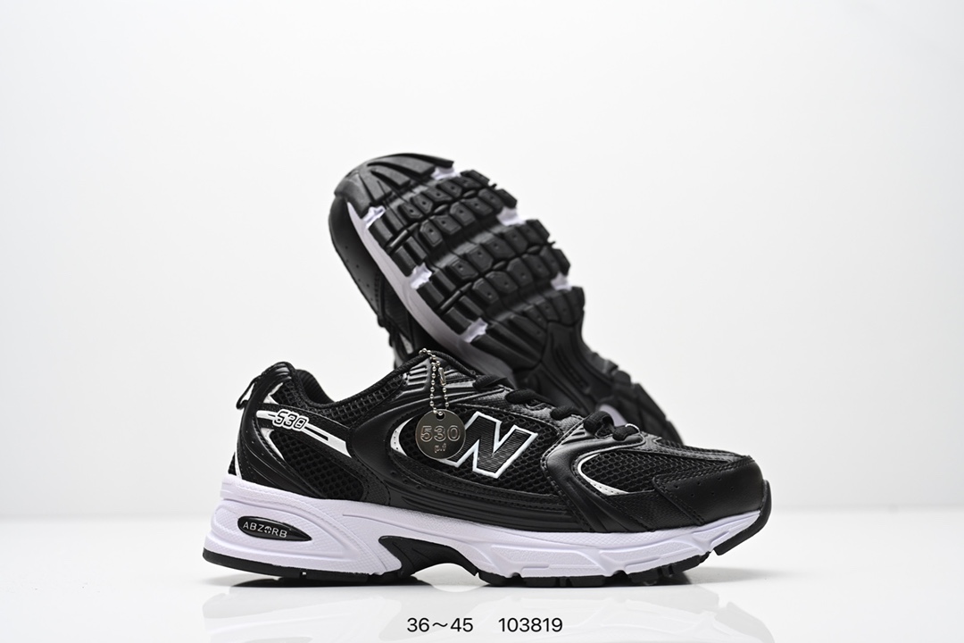 💰135
✅新百伦 NB530 New Balance 530 复跑古鞋NB530这鞋双确实是NB家经复典古款式之一，以全科新技诠释，成打功造530鞋款。鞋面保在持530基本线条和片层构结的同时，采更用为简洁、流畅设的计语言  
货号:MR530SG
编号：103819
尺码：36～45