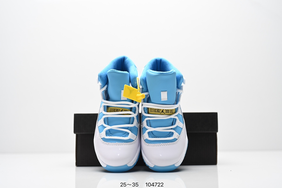图片[8]-童鞋Air Jordan 11 “Concord”AJ11高帮运动实战篮球鞋 CD6846-102 尺码：25～35 ID：104722-选品中心