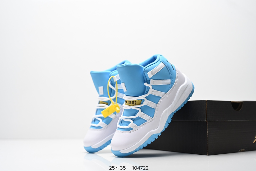 图片[9]-童鞋Air Jordan 11 “Concord”AJ11高帮运动实战篮球鞋 CD6846-102 尺码：25～35 ID：104722-选品中心