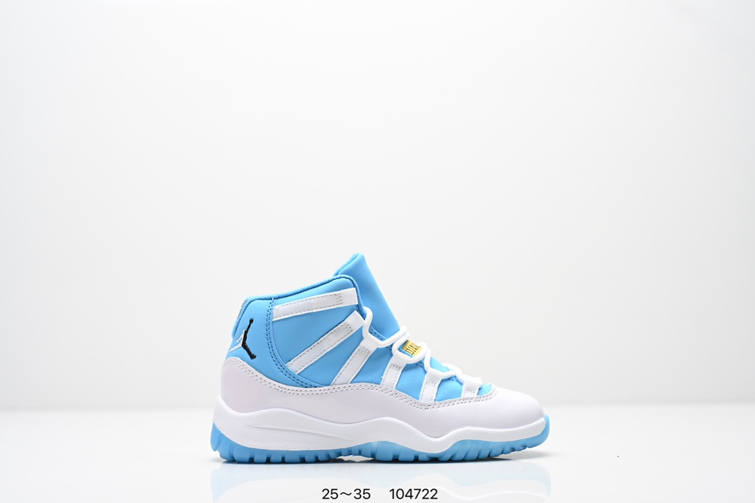 图片[2]-集合 童鞋Air Jordan 11 “Concord”AJ11高帮运动实战篮球鞋 CD6846-102 尺码：25～35 ID：104722-选品中心