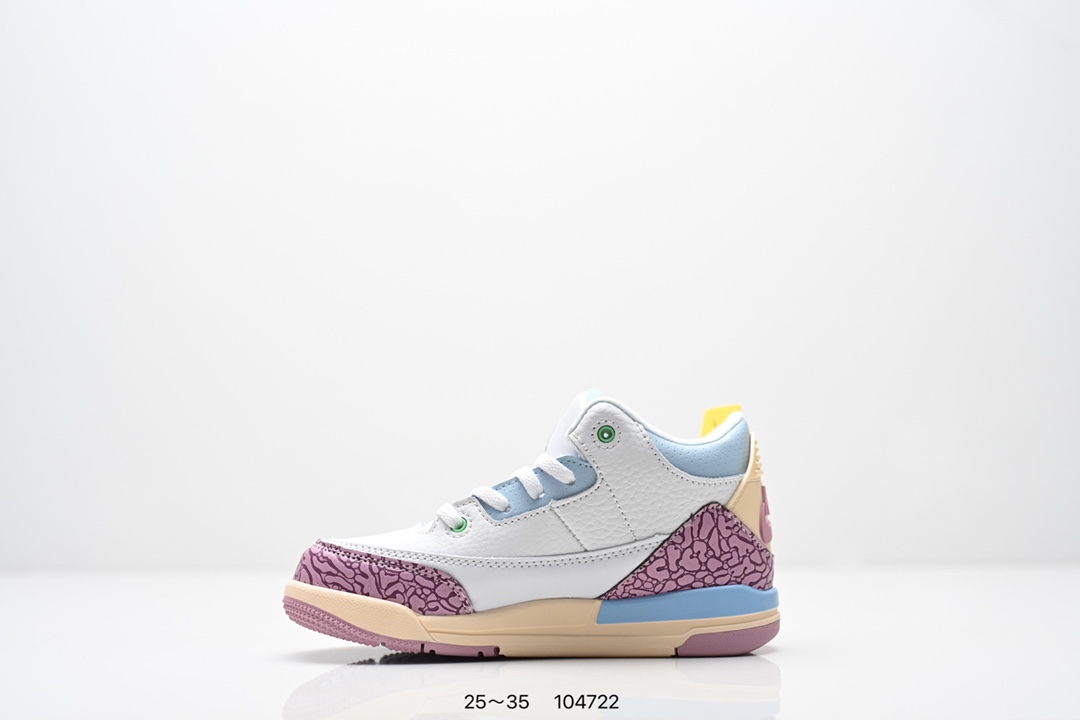 图片[3]-童鞋Air Jordan 3 Retro 迈克尔·乔丹AJ3代中帮复古休闲运动文化篮球鞋 货号：IF4396 尺码：25～35 ID：104722-选品中心